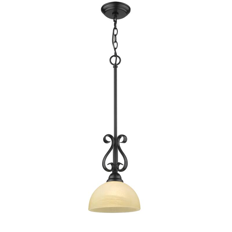 Copper Grove Ijevan 1-light Steel Mini Pendant