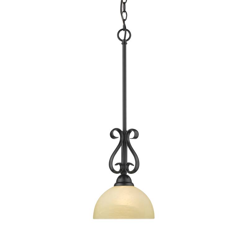 Copper Grove Ijevan 1-light Steel Mini Pendant