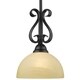 preview thumbnail 8 of 7, Copper Grove Ijevan 1-light Steel Mini Pendant