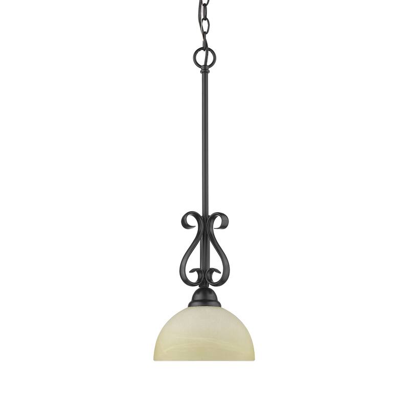 Copper Grove Ijevan 1-light Steel Mini Pendant