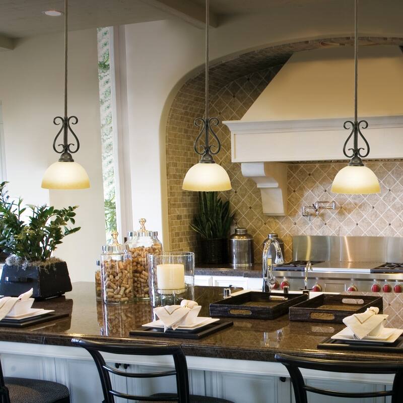 Copper Grove Ijevan 1-light Steel Mini Pendant