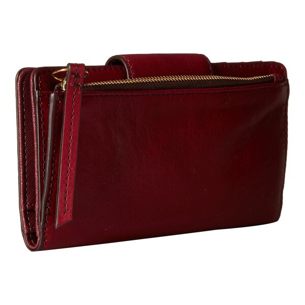 wine colored clutch