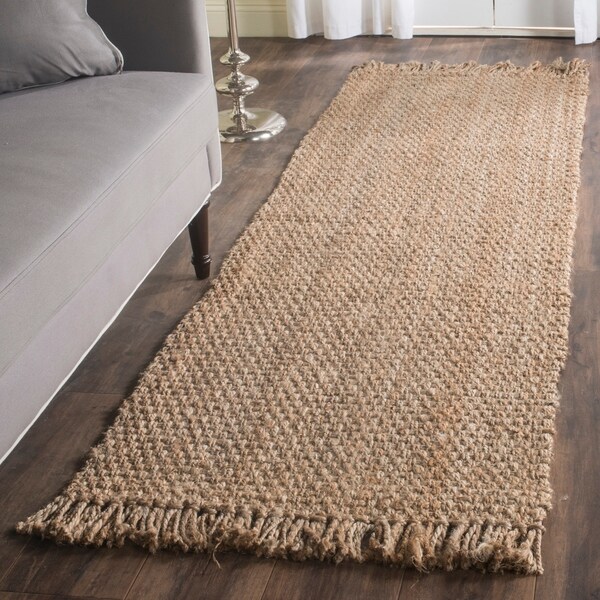 Safavieh Hand-Woven Natural Fiber Natural Jute Runner Rug - 2'6 x 14'