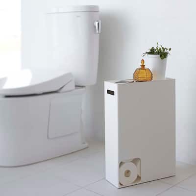 Plate Toilet Paper Stocker White