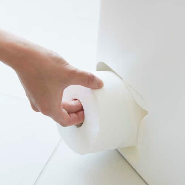 Shop Plate Toilet Paper Stocker White Overstock 13311053