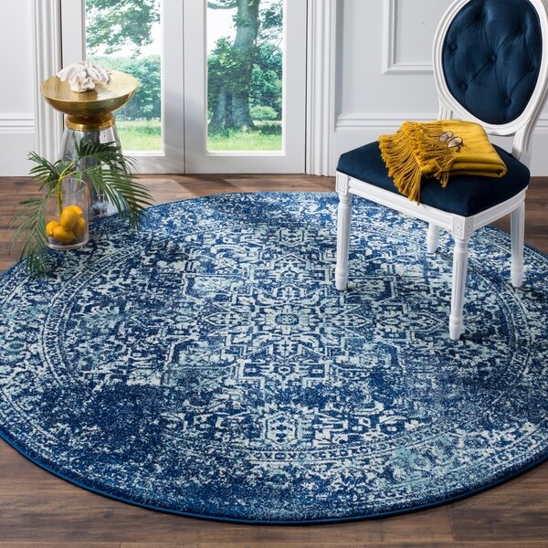 Shop Safavieh Evoke Vintage Oriental Navy / Ivory ... (600 x 600 Pixel)