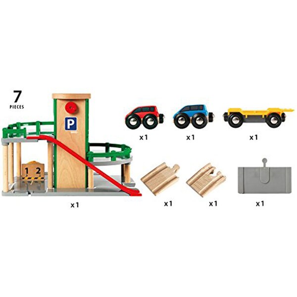 brio parking garage playset