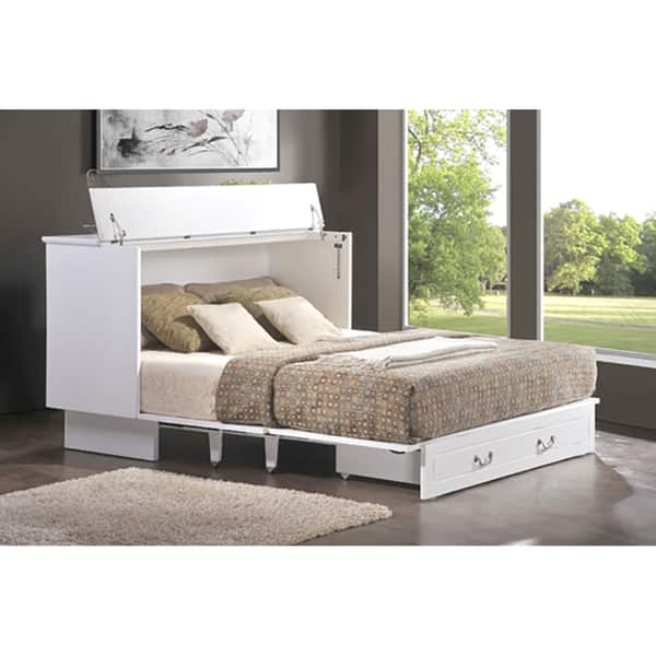 Shop Cottage Style Cabinet Pull Out Queen Size Bed Free Shipping