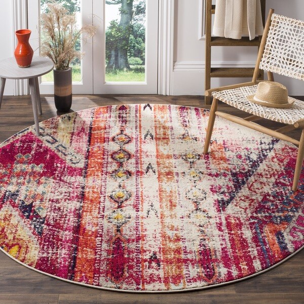 Safavieh Monaco Vintage Bohemian Magenta Pink/ Multi ... (600 x 600 Pixel)