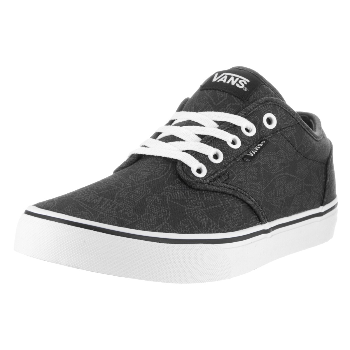 vans atwood canvas black white