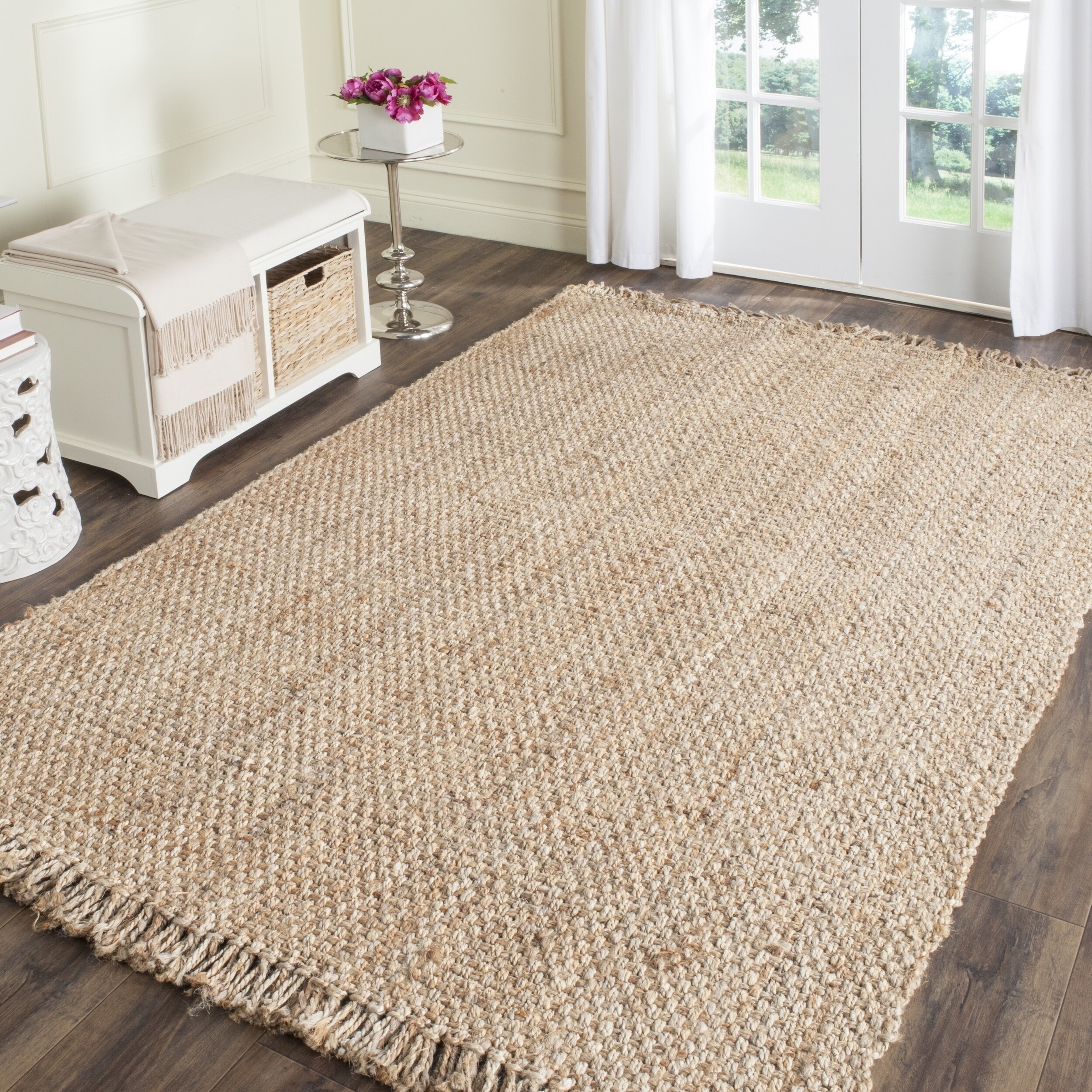 Shop Safavieh Handmade Natural Fiber Cove Jute Woven Fringe Rug 8' x