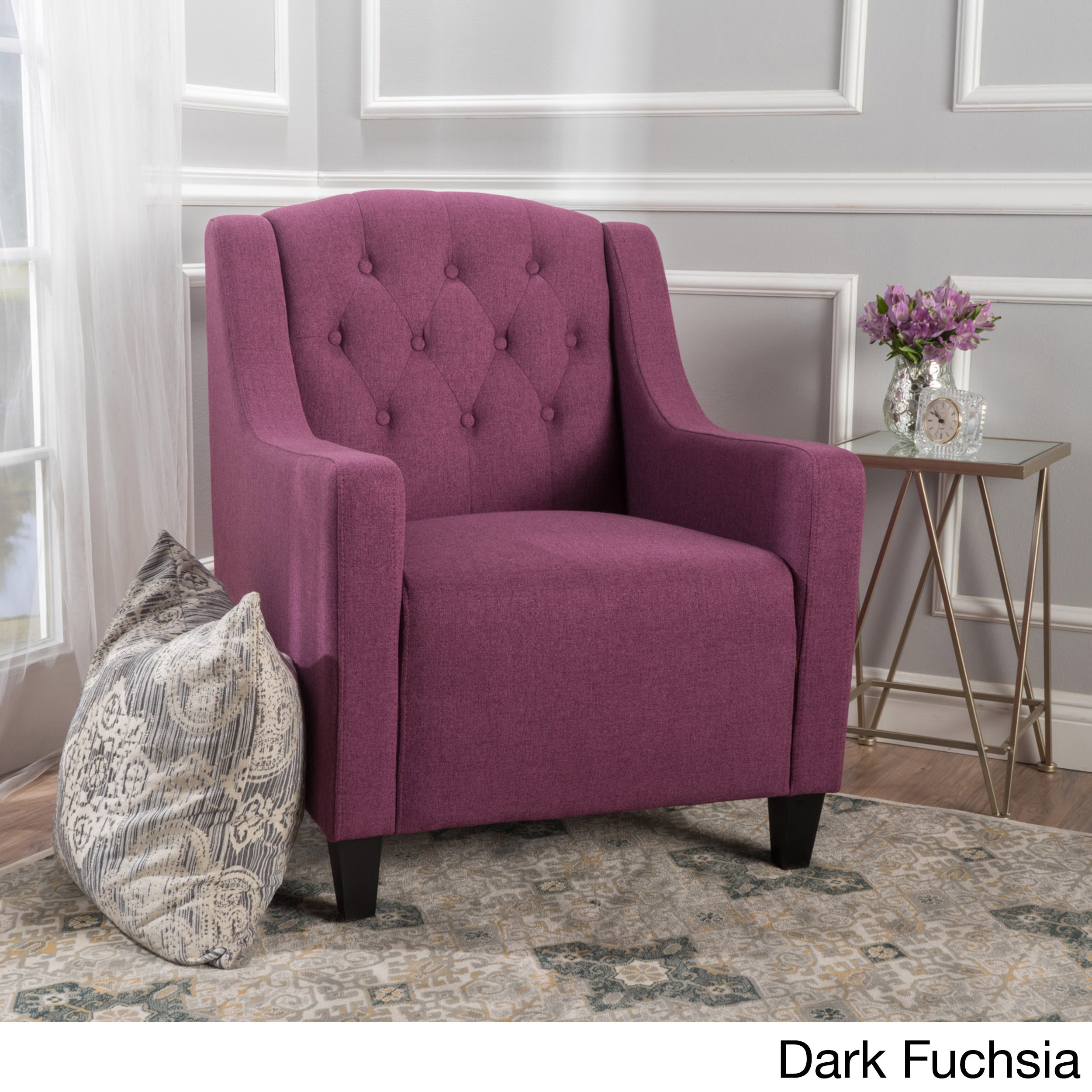 Maisy Tufted Fabric Club Chair By Christopher Knight Home Ebay Maisy Tufted Fabric Club Chair By Christopher Knight