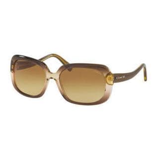 Coach Women HC8178 L1591 54002L Green Plastic Rectangle Sunglasses. Opens flyout.