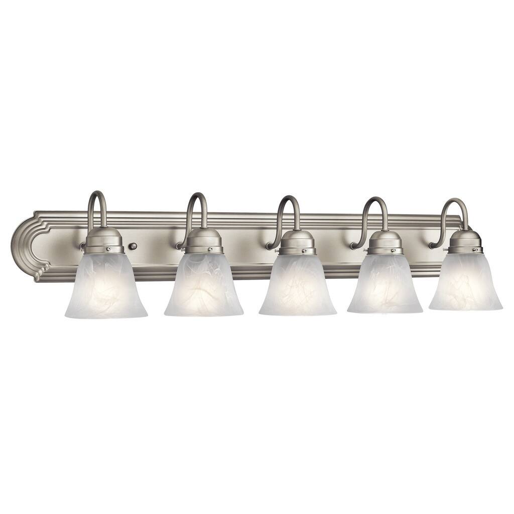 Kichler Lighting Utilitarian 5-light Brushed Nickel Bath/Vanity Light
