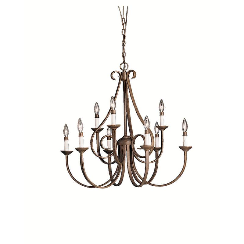 Kichler Lighting Dover 9-light Tannery Bronze Chandelier