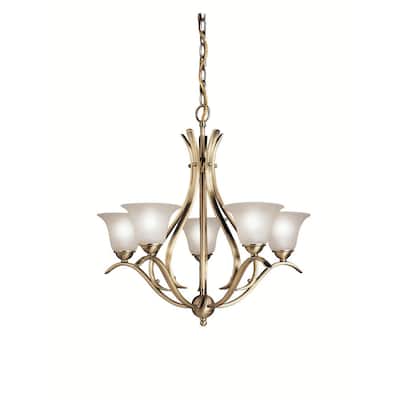 Kichler Lighting Dover 5-light Antique Brass Chandelier