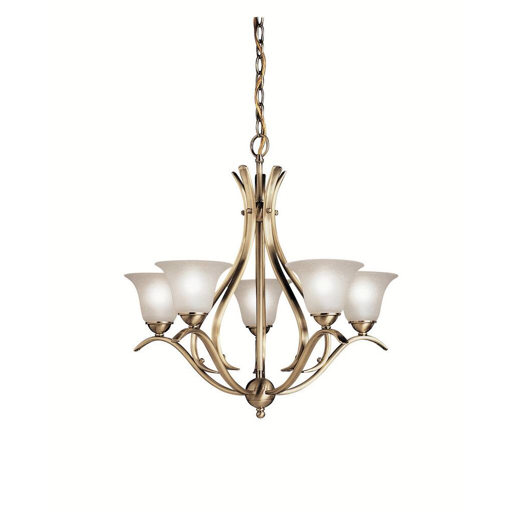 Copper Grove Rocklea 5-light Antique Brass Chandelier - Chandeliers For Bedrooms by Overstock.com