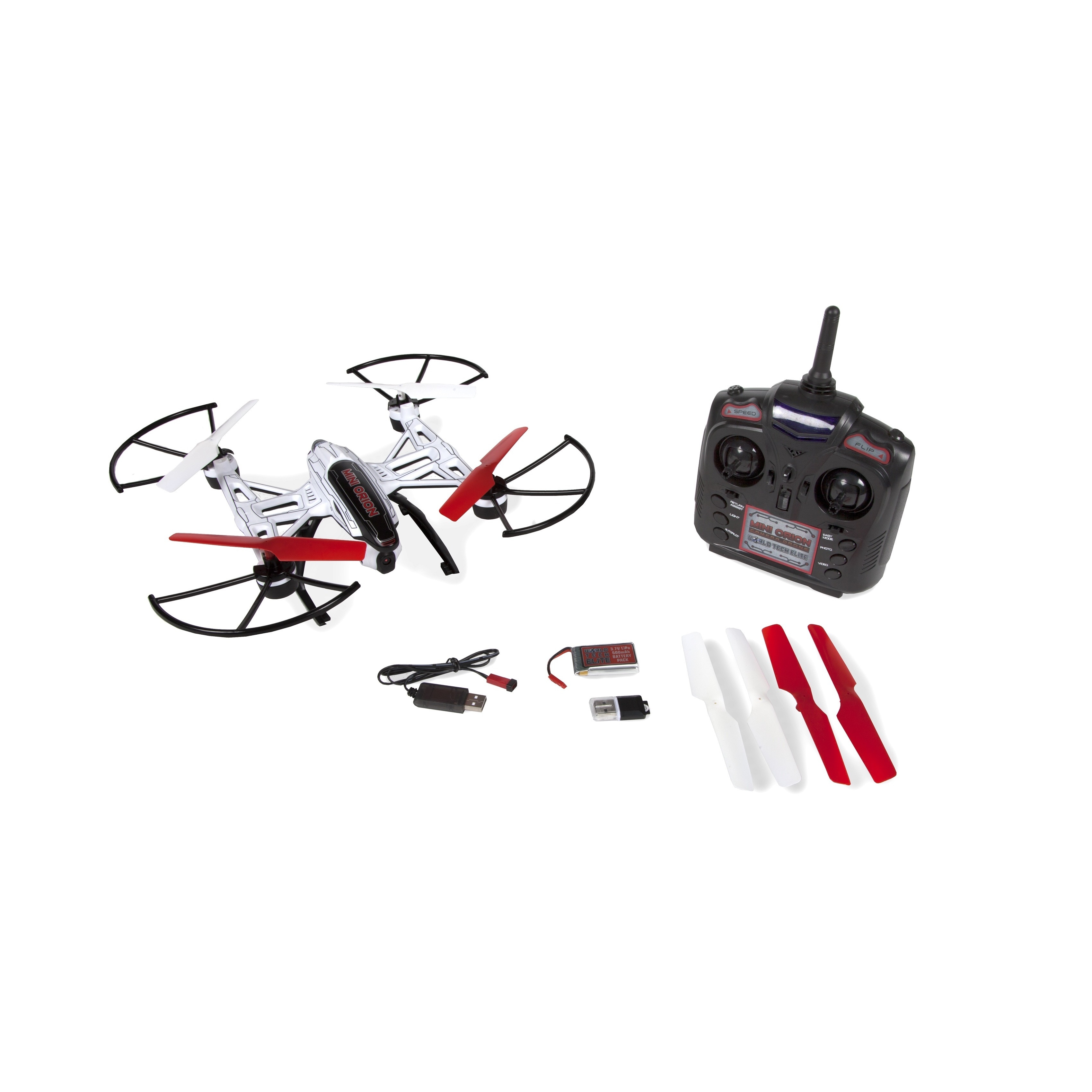 elite orion hd 2.4 ghz 4.5 ch rc camera drone by world tech toys