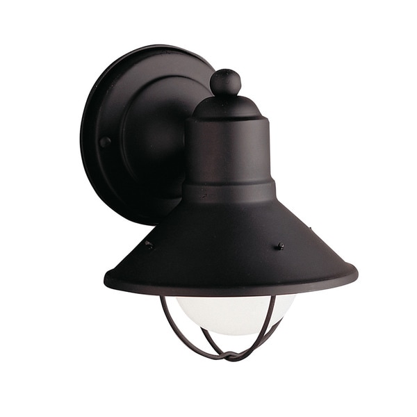 Shop Kichler Lighting Seaside Collection 1-light Black ...