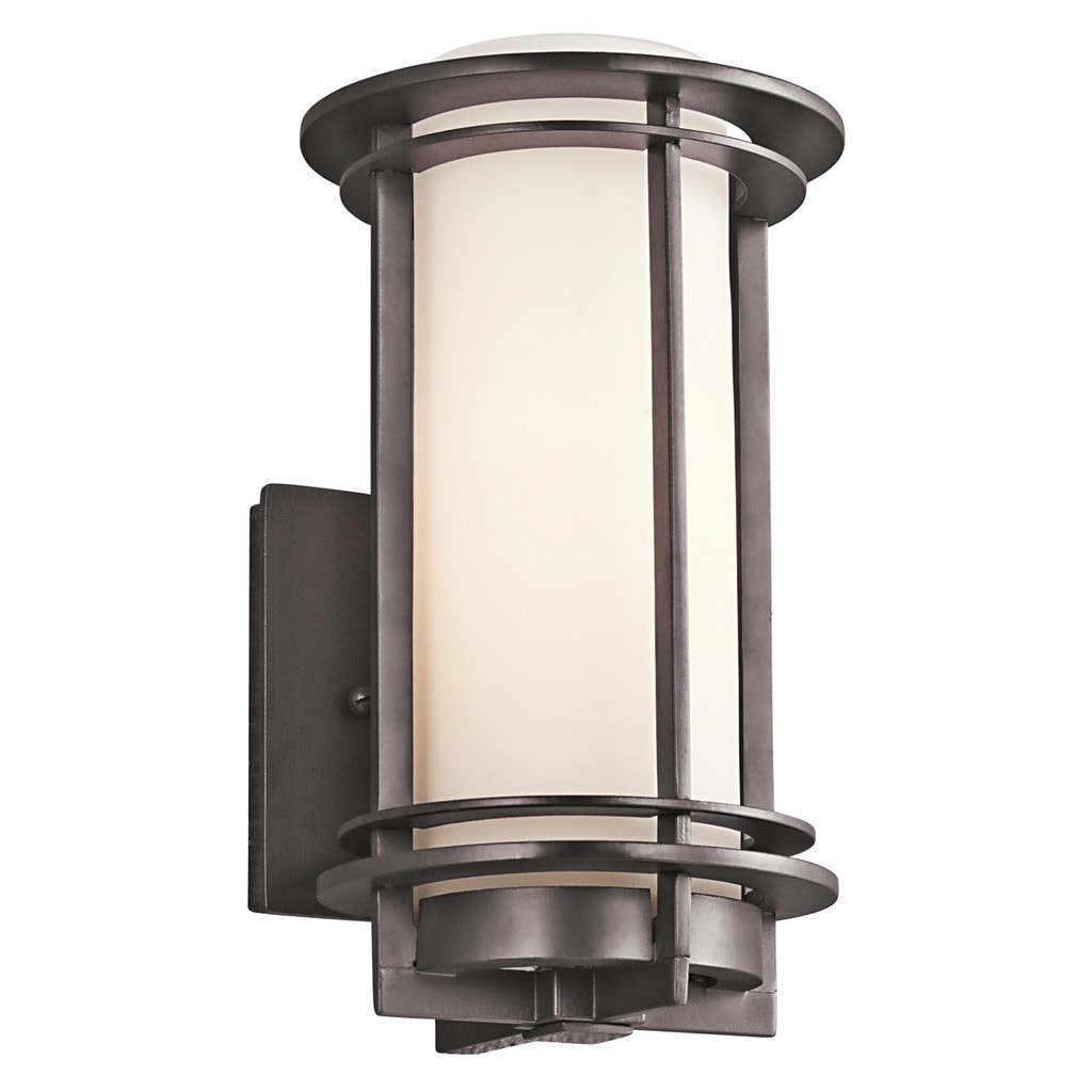 Kichler Lighting Pacific Edge Collection 1 Light Architectural Bronze Outdoor Wall Sconce Kichler Lighting Pacific Edge Collection 1 Light Architectural Bronze Outdoor Wall Sconce