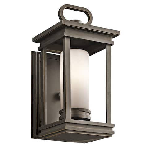 Kichler Lighting South Hope Collection 1-light Rubbed Bronze Outdoor Wall Sconce