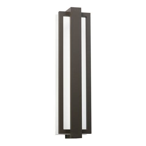 Kichler Lighting Sedo Collection 1-light Architectural Bronze LED Outdoor Wall Sconce