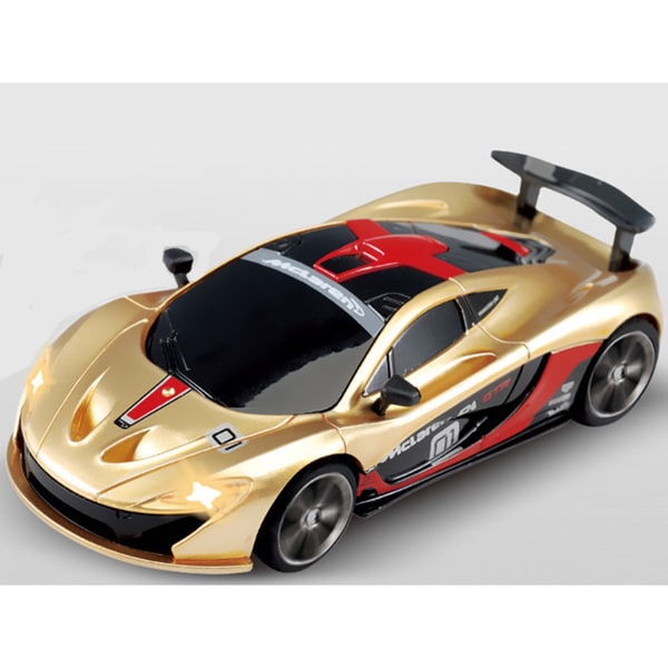 Red and Gold Remote-Controlled Racing McLaren Micro Car