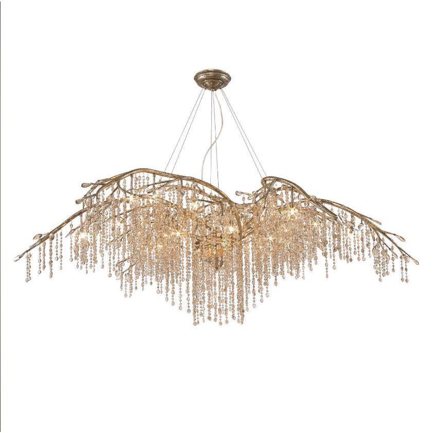 Golden Lighting Autumn Twilight Mystic Gold 24-light Chandelier (Mystic Gold) - Chandeliers For Bedrooms by Overstock.com