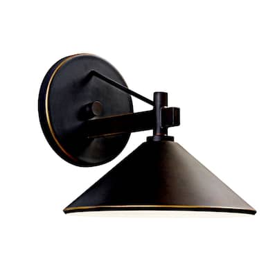 Kichler Lighting Ripley Collection 1-light Olde Bronze Indoor/Outdoor Wall Sconce