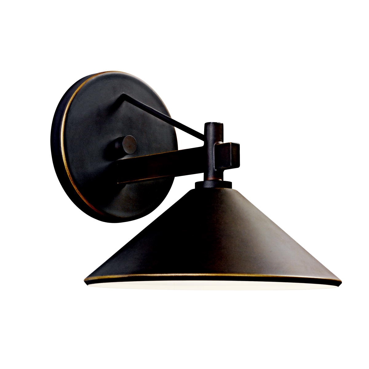 Kichler Lighting Ripley collection 1-light Olde Bronze Indoor/Outdoor Wall Sconce