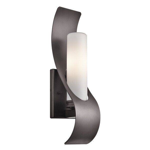 Kichler Lighting Zolder Collection 1 Light Architectural Bronze Kichler Lighting Zolder Collection 1 Light Architectural Bronze Indoor Outdoor Wall Sconce