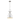 Golden Lighting Duncan Small Pendant with Pewter Rod and White Shade
