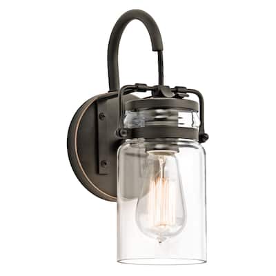 Kichler Lighting Brinley Collection 1-light Olde Bronze Wall Sconce