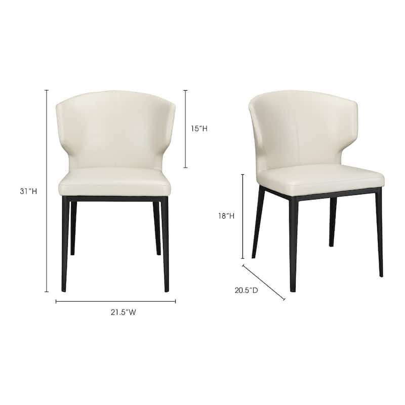 Aurelle Home Modern Armless Dining Chair (Set of 2) - Single