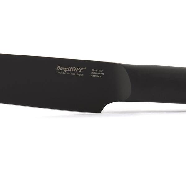 BergHOFF Ron Black Stainless Steel 7.5inch Carving Knife Bed Bath