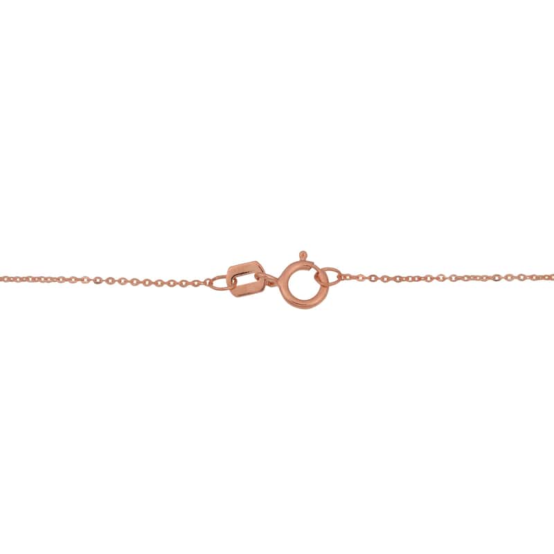 Fremada 10k Gold Heart Necklace (18 inches)