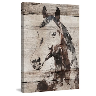 Marmont Hill - 'Picolino Horse' by Irena Orlov Painting Print on Wrapped Canvas - Multi-Color