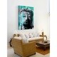 preview thumbnail 5 of 5, Marmont Hill - 'Buddha Giant' by Rick Martin Painting Print on Wrapped Canvas - Multi-Color