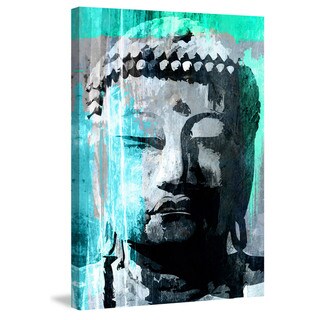Marmont Hill - 'Buddha Giant' by Rick Martin Painting Print on Wrapped Canvas - Multi-Color