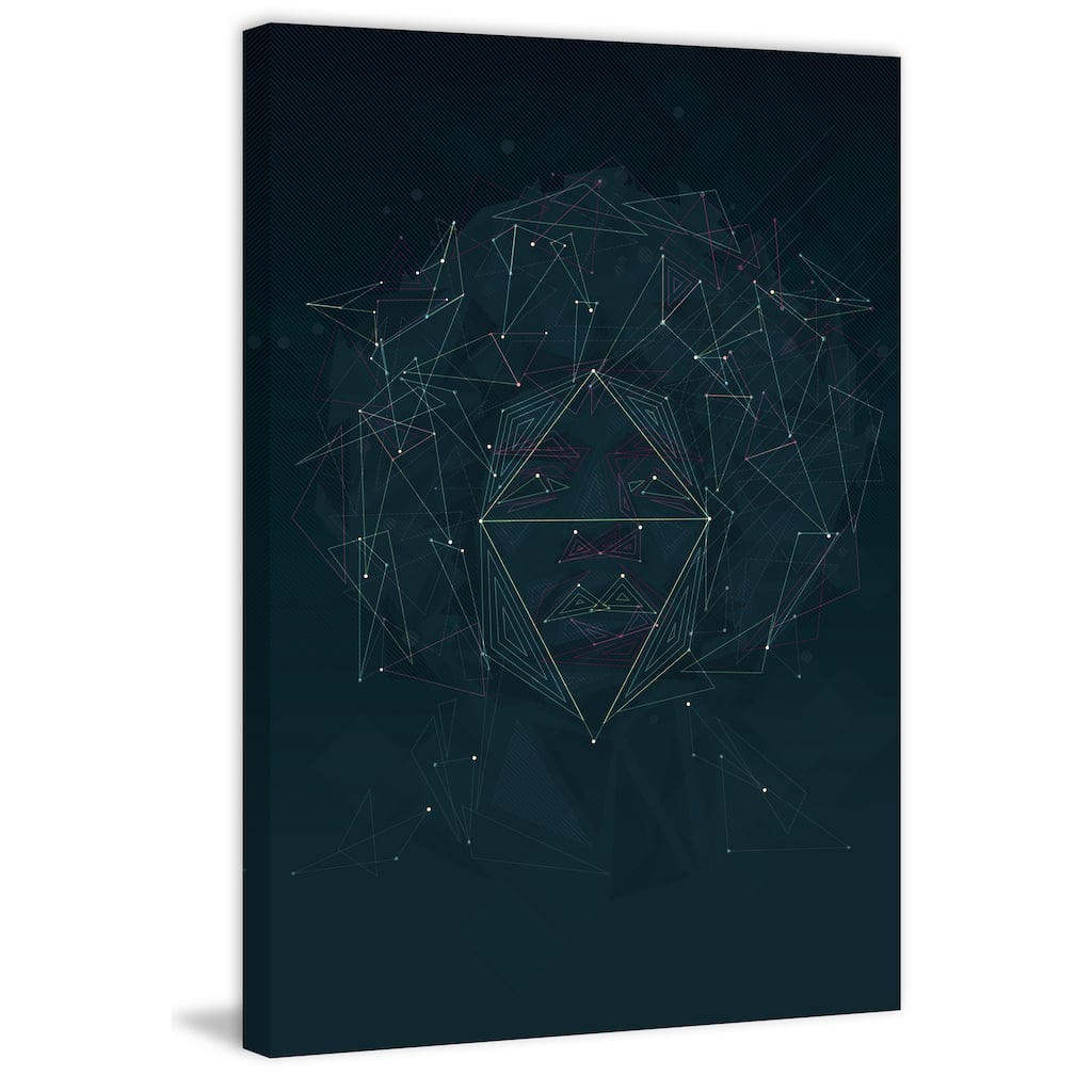 Marmont Hill - 'Jimi' by Jason Detmer Painting Print on Wrapped Canvas - Multi-Color