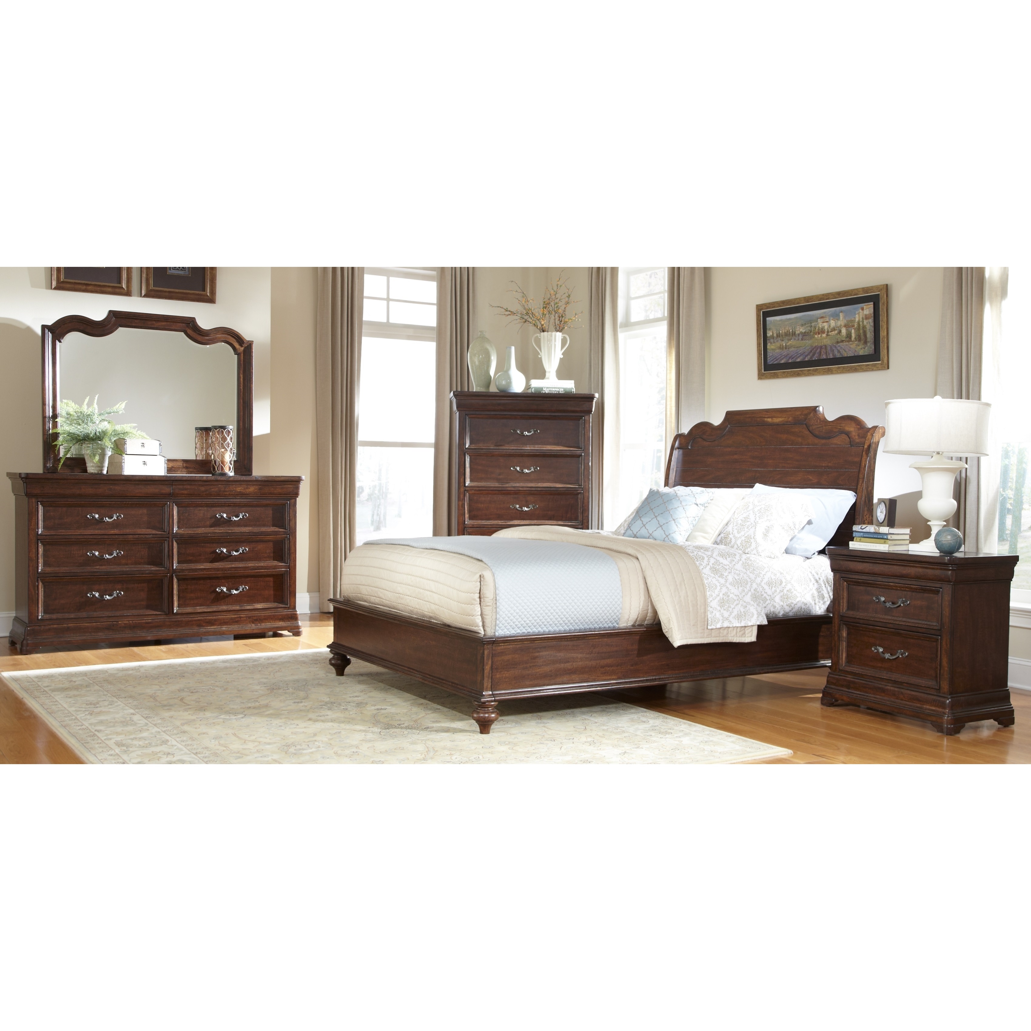 Sleigh 5 Piece Bedroom Set By Greyson Living Overstock 13329186