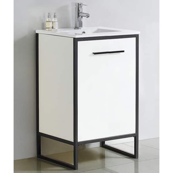 Vdara 20 Inch White Single Bathroom Vanity 13329276 White Single Bathroom Vanity