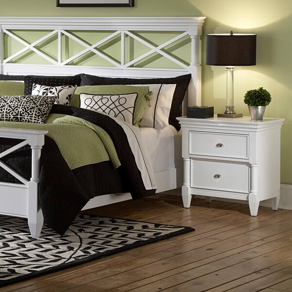 Shop Magnussen Home Furnishings B2026 Kasey White Mdf Wood Two Drawer Nightstand On Sale Overstock 13329384