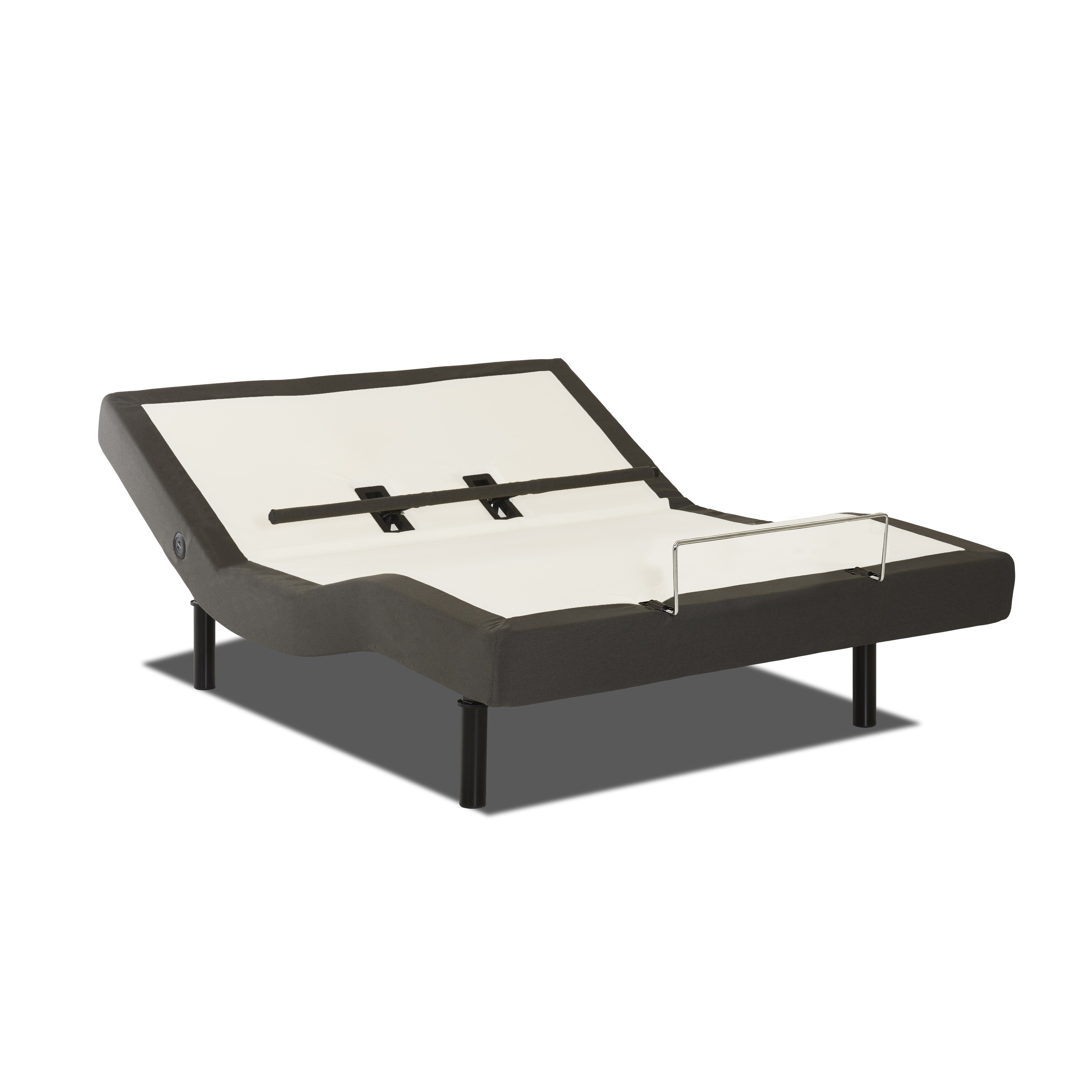 Platform Base Foundation Bed Frame w Adjustable Lumbar Support Multiple