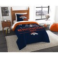 The Northwest Company NFL Denver Broncos Draft Multicolored Twin 2-piece Comforter Set