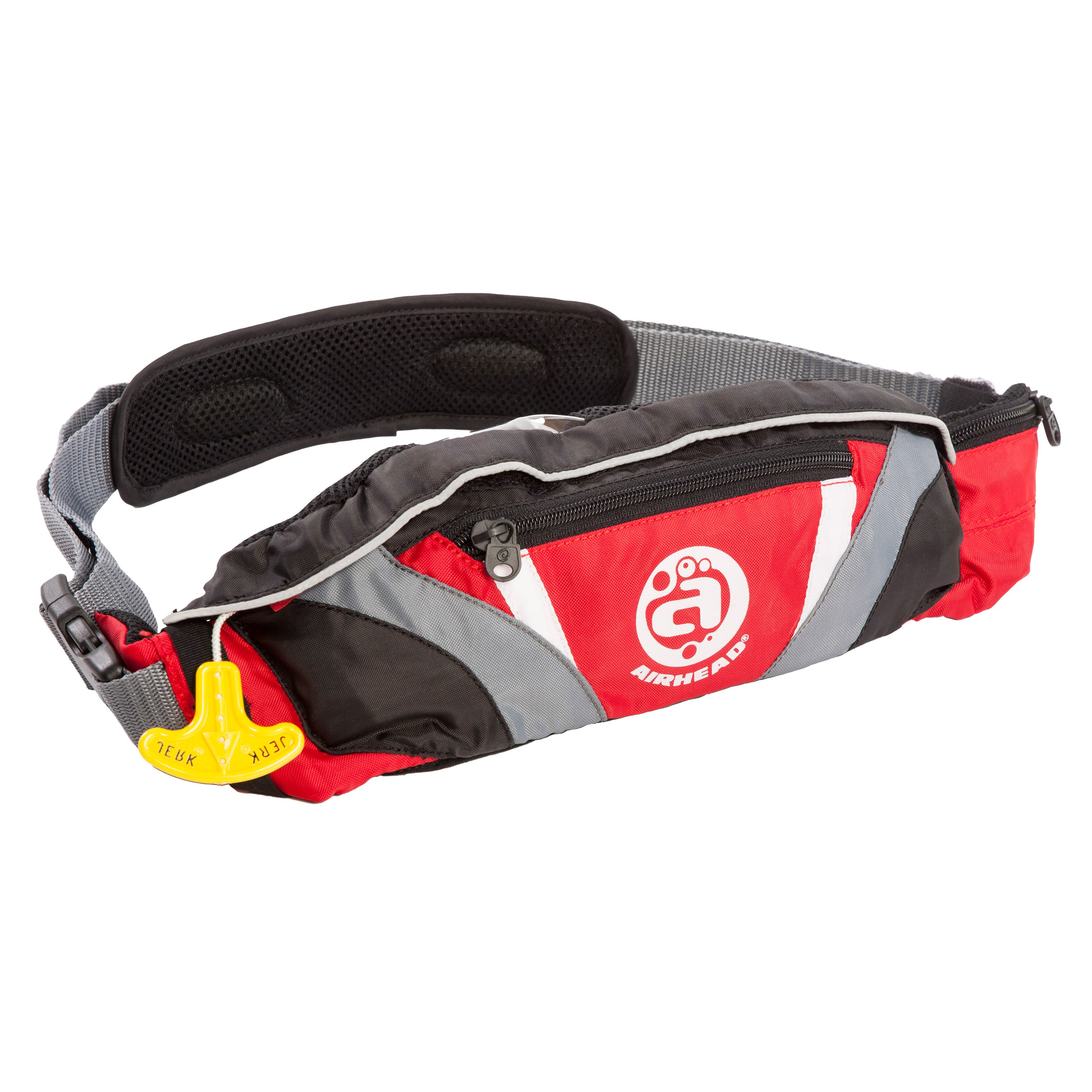 Airhead Inflatable Red Polyester Belt Pack Personal Floatation Device
