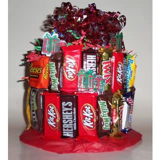 Christmas Candy Cake Food Basket Christmas Candy Cake Food Basket