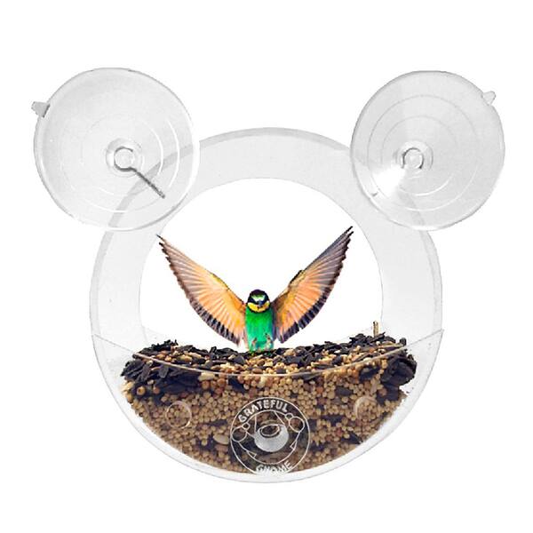 Shop Grateful Gnome Circular Window Bird Feeder Free Shipping On