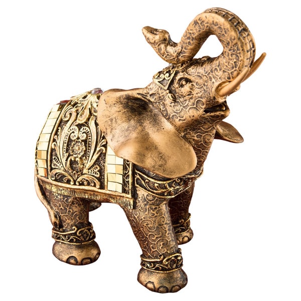 golden elephant figurine