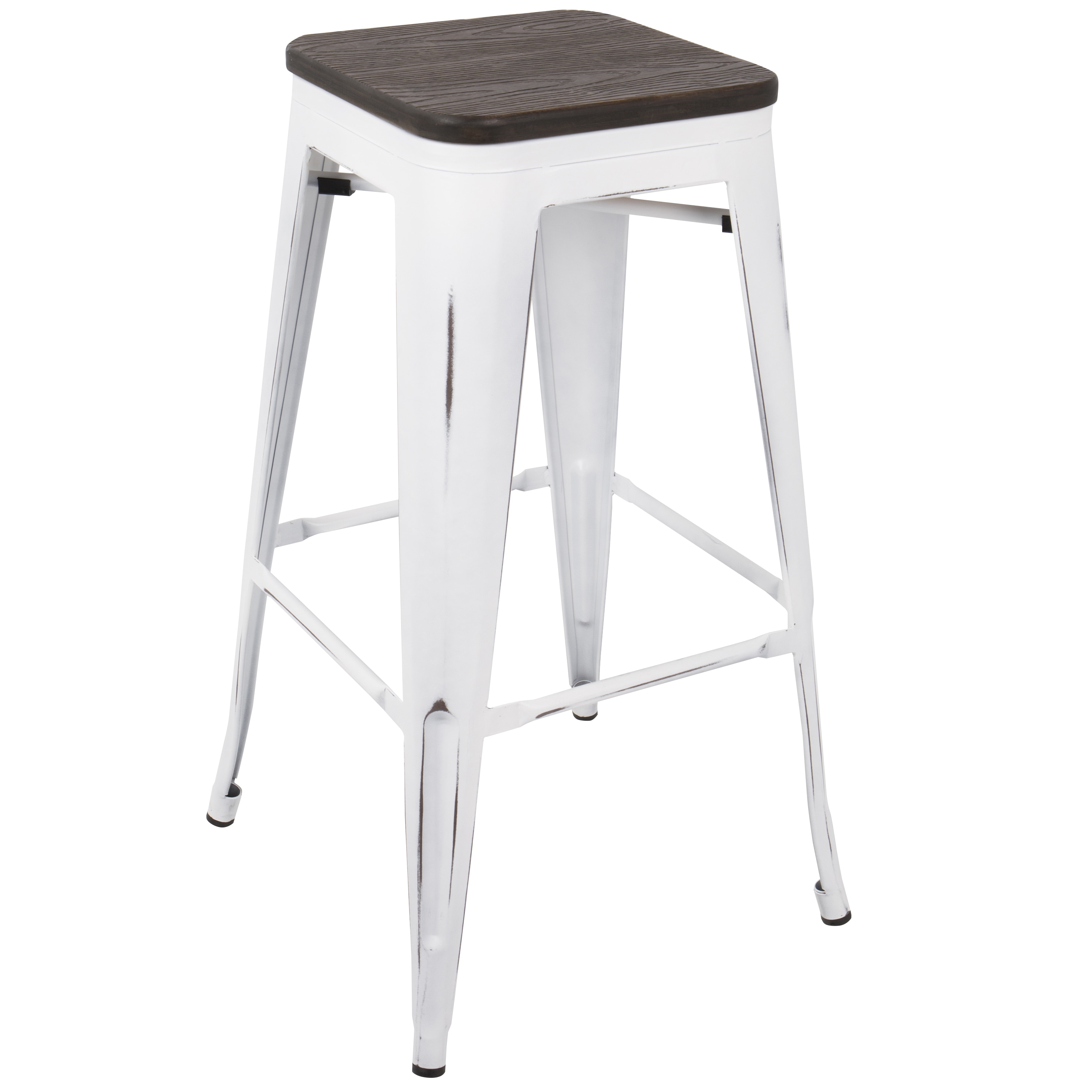 White metal bar stools best sale 30 inch